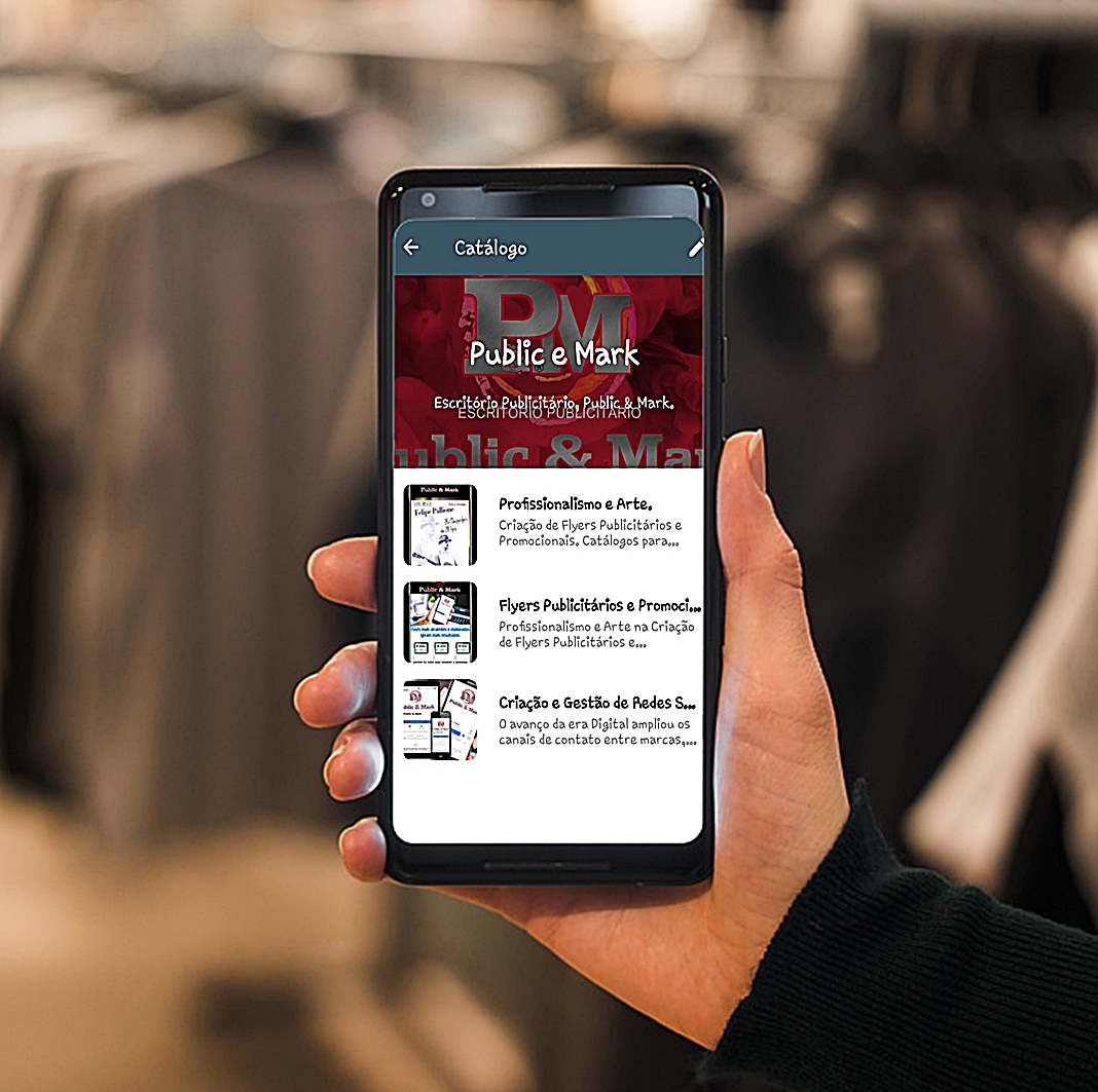 Catálogos do WhatsApp Business exibem produtos detalhadamente — Foto: Reprodução/G.I.S/Public & Mark